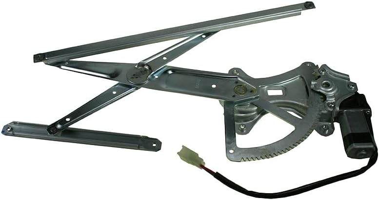 TRQ Front Left Power Window Regulator & Motor Assembly Drivers Side Compatible with 2003-2008 Pontiac Vibe GM1350158 GM1350183 - Image 2